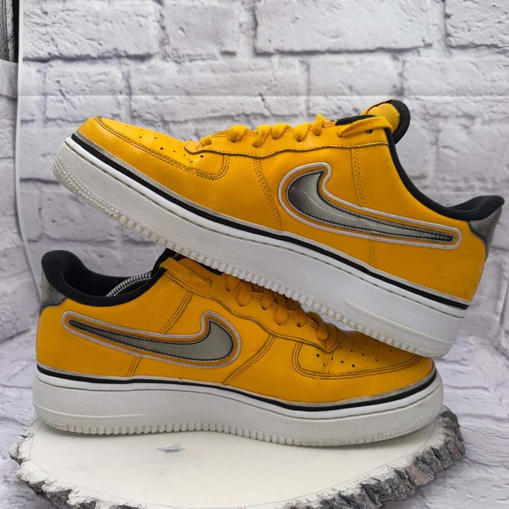 Nike Air Force 1 x NBA 07 Sport LA Lakers Shoe BV1168-700 Men Size 12 - Picture 8 of 12